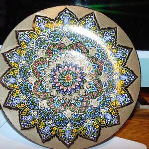 VTG COPPER ENAMEL WALL PLATE